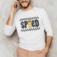 Retro SPED Teacher Pencil Lightning Bolt Back To School Unisex Long Sleeve T-Shirt, funny gift