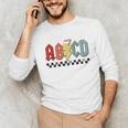 Rock Abcd Back To School Abcd Preschool Teacher Appreciation Unisex Long Sleeve T-Shirt, funny gift Rock Abcd Back To School Abcd Preschool Teacher Appreciation Unisex Long Sleeve T-Shirt, funny gift