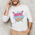 Second Grade Drip Ice Cream Home Plate Baseball Teachers Kid Unisex Long Sleeve T-Shirt, funny gift