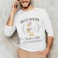 Silly Goose Teacher Club Unisex Long Sleeve T-Shirt, funny gift
