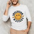 Special Education Teacher Autism Awareness Inclusion Matters Unisex Long Sleeve T-Shirt, funny gift Special Education Teacher Autism Awareness Inclusion Matters Unisex Long Sleeve T-Shirt, funny gift