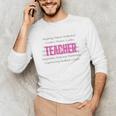 TEACH Inspirational Teacher Comfortable & Stylish T-Shirt Unisex Long Sleeve T-Shirt, funny gift