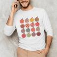 Teacher Apple Back To School Art For School Supplies Unisex Long Sleeve T-Shirt, funny gift Teacher Apple Back To School Art For School Supplies Unisex Long Sleeve T-Shirt, funny gift