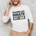 Teacher Life Jail Inmate Prisoner Halloween Costume Unisex Long Sleeve T-Shirt, funny gift Teacher Life Jail Inmate Prisoner Halloween Costume Unisex Long Sleeve T-Shirt, funny gift