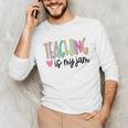Teaching Is My Jam For Women Teacher Cute Teachers Outfit Unisex Long Sleeve T-Shirt, funny gift