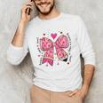 Teaching Is A Work Of Heart Pencil Bow Teacher Valentine Unisex Long Sleeve T-Shirt, funny gift Teaching Is A Work Of Heart Pencil Bow Teacher Valentine Unisex Long Sleeve T-Shirt, funny gift