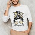 History Teacher Messy Bun Life Hair Glasses Unisex Long Sleeve T-Shirt, funny gift History Teacher Messy Bun Life Hair Glasses Unisex Long Sleeve T-Shirt, funny gift