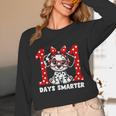 100 Days Smarter 101st Day School Dalmatian Dog Teacher Kids Unisex Long Sleeve T-Shirt, funny design