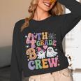 4th Grade Boo Crew Fourth Grade Teacher Kids Happy Halloween Unisex Long Sleeve T-Shirt, funny design 4th Grade Boo Crew Fourth Grade Teacher Kids Happy Halloween Unisex Long Sleeve T-Shirt, funny design
