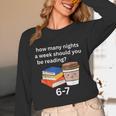67 Meme English Teacher Reading Book Lover Humor Unisex Long Sleeve T-Shirt, funny design