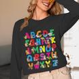 Alphabet Animals ABCs Zoo Kids Boys Girls Teacher Unisex Long Sleeve T-Shirt, funny design