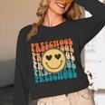 Back To School Groovy Smile Preschool Teachers Students Kids Unisex Long Sleeve T-Shirt, funny design Back To School Groovy Smile Preschool Teachers Students Kids Unisex Long Sleeve T-Shirt, funny design