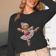 Ballet Dancer Gingerbread Christmas Dance Teacher Girl Women Unisex Long Sleeve T-Shirt, funny design