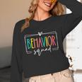 Behavior Squad School Counselor SPED Teacher Kids Women Men Unisex Long Sleeve T-Shirt, funny design