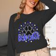 Blue Bobcats School Spirit Coquette Bow Mascot Teacher Unisex Long Sleeve T-Shirt, funny design Blue Bobcats School Spirit Coquette Bow Mascot Teacher Unisex Long Sleeve T-Shirt, funny design