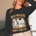 Boo Crew Daycare Teacher Matching Halloween Costume Ghost Unisex Long Sleeve T-Shirt, funny design