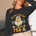 You Can't Scare Me I Teach Pre-K Halloween Teacher Ghost Unisex Long Sleeve T-Shirt, funny design You Can't Scare Me I Teach Pre-K Halloween Teacher Ghost Unisex Long Sleeve T-Shirt, funny design