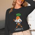 Carrate Karate Carrot Student Teacher Trainee Trainor Unisex Long Sleeve T-Shirt, funny design Carrate Karate Carrot Student Teacher Trainee Trainor Unisex Long Sleeve T-Shirt, funny design