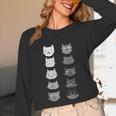 Cat Themed Artist Value Scale Educational Art Teacher Unisex Long Sleeve T-Shirt, funny design Cat Themed Artist Value Scale Educational Art Teacher Unisex Long Sleeve T-Shirt, funny design