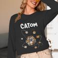 Catom Science Teacher Chemistry Lover Physics School Cat Unisex Long Sleeve T-Shirt, funny design Catom Science Teacher Chemistry Lover Physics School Cat Unisex Long Sleeve T-Shirt, funny design