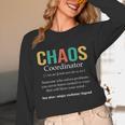 Chaos Coordinator Teacher Coworker Boss Appreciation Unisex Long Sleeve T-Shirt, funny design Chaos Coordinator Teacher Coworker Boss Appreciation Unisex Long Sleeve T-Shirt, funny design