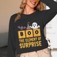 Chemistry Boo The Element Of Surprise Science Teacher Unisex Long Sleeve T-Shirt, funny design Chemistry Boo The Element Of Surprise Science Teacher Unisex Long Sleeve T-Shirt, funny design