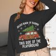 Christmas Teacher Squad Festive Car Tree Lights Xmas Unisex Long Sleeve T-Shirt, funny design Christmas Teacher Squad Festive Car Tree Lights Xmas Unisex Long Sleeve T-Shirt, funny design