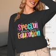 Color Special Education Squad Groovy Dream Team SPED Teacher Unisex Long Sleeve T-Shirt, funny design