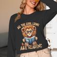All The Cool Lions Are Reading Lion Teacher Men Women Kids Unisex Long Sleeve T-Shirt, funny design All The Cool Lions Are Reading Lion Teacher Men Women Kids Unisex Long Sleeve T-Shirt, funny design