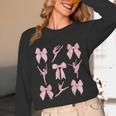 Coquette Bow Ballet Dance Teacher Coquette Women Dancing Unisex Long Sleeve T-Shirt, funny design