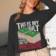 Couldn't Take The Pressure Geology Earth Science Teacher Unisex Long Sleeve T-Shirt, funny design