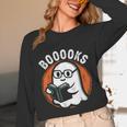 Cute Ghost Book Reading Books Lover Retro Halloween Teacher Unisex Long Sleeve T-Shirt, funny design Cute Ghost Book Reading Books Lover Retro Halloween Teacher Unisex Long Sleeve T-Shirt, funny design