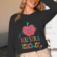 Cute Maestra Teacher Unisex Long Sleeve T-Shirt, funny design Cute Maestra Teacher Unisex Long Sleeve T-Shirt, funny design