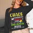 Daycare Teacher School Chaos Coordinator Toddler Tamer For Men Women Kids Unisex Long Sleeve T-Shirt, funny design Daycare Teacher School Chaos Coordinator Toddler Tamer For Men Women Kids Unisex Long Sleeve T-Shirt, funny design