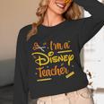 Disney Back To School I'm A Disney Teacher Crafty Logo Unisex Long Sleeve T-Shirt, funny design