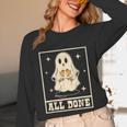 All Done Sign Language Ghost Speech Pathology Teacher Unisex Long Sleeve T-Shirt, funny design All Done Sign Language Ghost Speech Pathology Teacher Unisex Long Sleeve T-Shirt, funny design