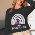Early Headstart Cute Retro Rainbow Teachers Unisex Long Sleeve T-Shirt, funny design