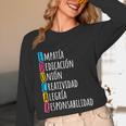 Educar Bilingual Spanish Teacher Unisex Long Sleeve T-Shirt, funny design Educar Bilingual Spanish Teacher Unisex Long Sleeve T-Shirt, funny design