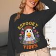 Espooky Vibes Spanish Mexican Halloween Ghost Teachers Unisex Long Sleeve T-Shirt, funny design Espooky Vibes Spanish Mexican Halloween Ghost Teachers Unisex Long Sleeve T-Shirt, funny design