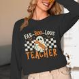 Fab Boo Lous Teacher Retro Ghost Spooky Halloween Costume Unisex Long Sleeve T-Shirt, funny design Fab Boo Lous Teacher Retro Ghost Spooky Halloween Costume Unisex Long Sleeve T-Shirt, funny design