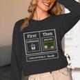 First Caffeinate Then Educate I Am Earning A Break Teacher Unisex Long Sleeve T-Shirt, funny design First Caffeinate Then Educate I Am Earning A Break Teacher Unisex Long Sleeve T-Shirt, funny design