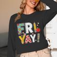 Fri Yay Teacher Happy Friday Friyay Weekend Back To School Unisex Long Sleeve T-Shirt, funny design Fri Yay Teacher Happy Friday Friyay Weekend Back To School Unisex Long Sleeve T-Shirt, funny design