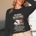 Front Office Teacher Admin Meaning School Secretary Unisex Long Sleeve T-Shirt, funny design Front Office Teacher Admin Meaning School Secretary Unisex Long Sleeve T-Shirt, funny design