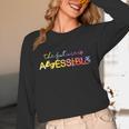 The Future Is Accessible Special Education Teacher Unisex Long Sleeve T-Shirt, funny design