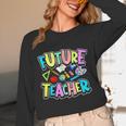 Future Teacher Kid's Career Unisex Long Sleeve T-Shirt, funny design