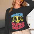 Grade 1 Super Squad Superhero Teacher Team Unisex Long Sleeve T-Shirt, funny design Grade 1 Super Squad Superhero Teacher Team Unisex Long Sleeve T-Shirt, funny design