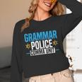 Grammar Police Comma Unit English Teacher Grammar Teacher For Men Women Unisex Long Sleeve T-Shirt, funny design
