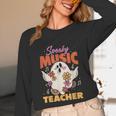 Groovy Faboolous Spooky Music Teacher Halloween Men Women Unisex Long Sleeve T-Shirt, funny design Groovy Faboolous Spooky Music Teacher Halloween Men Women Unisex Long Sleeve T-Shirt, funny design