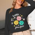 Groovy Happy To See Your Face Teacher School Appreciation Unisex Long Sleeve T-Shirt, funny design