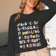 Halloween Alphabet ABCs Learning Kindergarten Teacher Men Women Kids Unisex Long Sleeve T-Shirt, funny design Halloween Alphabet ABCs Learning Kindergarten Teacher Men Women Kids Unisex Long Sleeve T-Shirt, funny design